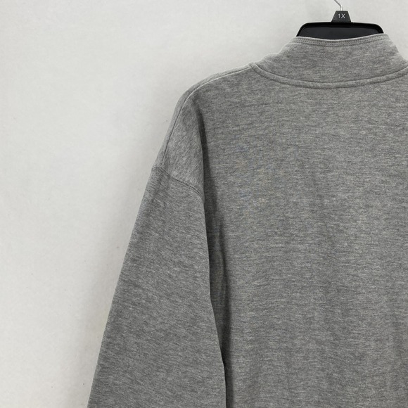 Indiana Hoosiers Shirt Mens XL Gray NCAA Basketball Henley Button Up Champion - Picture 12 of 14